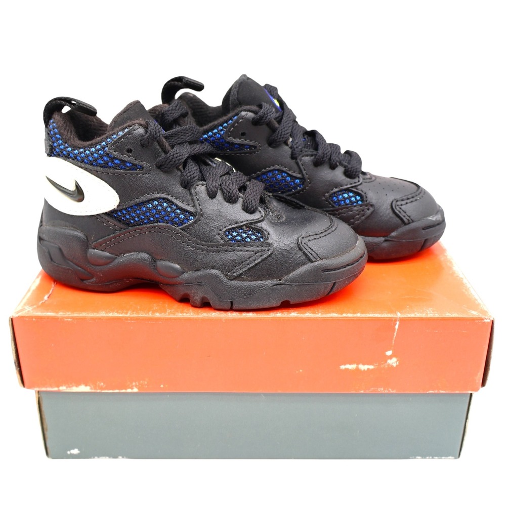 Nike Kid Straight BP Sneakers Size 8.5C Vintage 90s Royal Blue Black 151087-401
